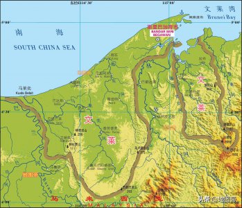文莱在地图上哪个位置 文莱为什么会有众多的华人