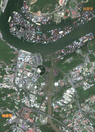 文莱在地图上哪个位置