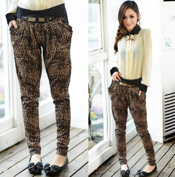 黄色上衣配什么颜色裤子