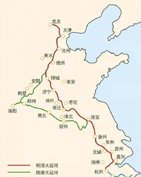 京杭大运河始建于哪个朝代