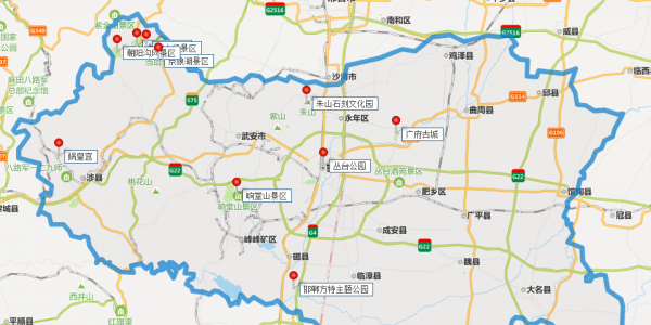 邯郸旅游景点大全排名