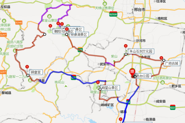 邯郸旅游景点大全排名