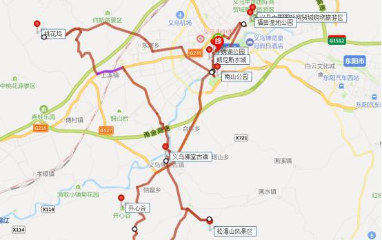 义乌旅游景点排名