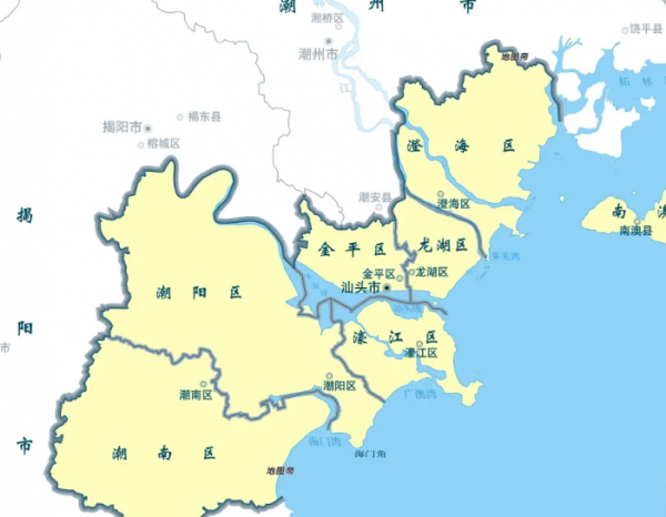 汕头市有几个区