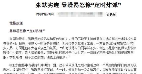 张国立的儿子个人资料简介