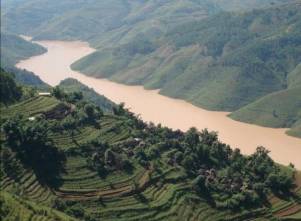 澜沧江流经地图