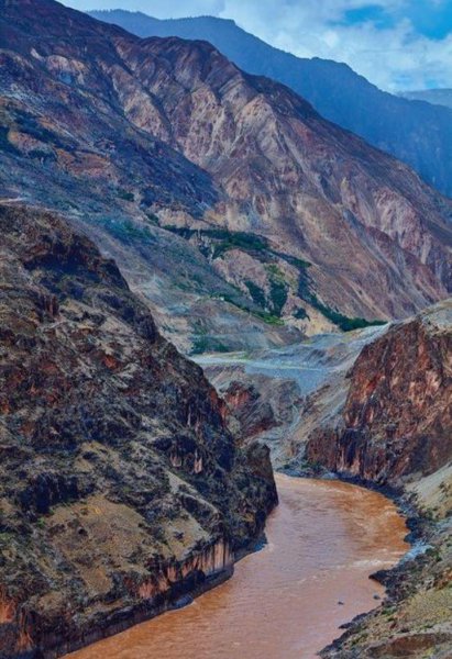 澜沧江流经地图