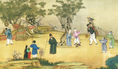 清明上河图描绘的是哪个季节的景色