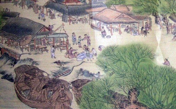 清明上河图描绘的是哪个季节的景色