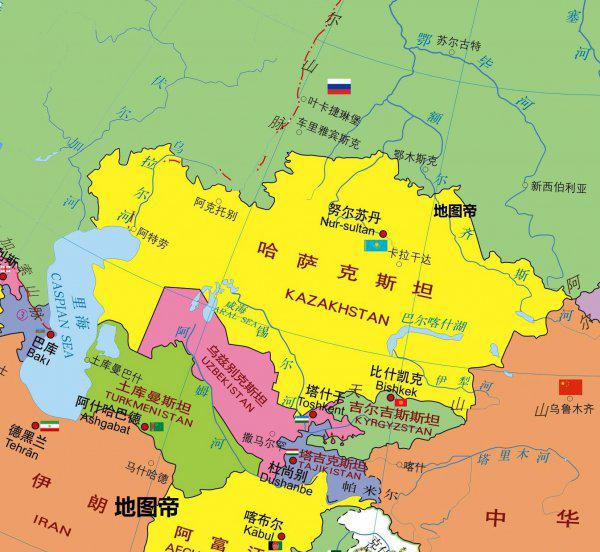 哈萨克斯坦面积大小