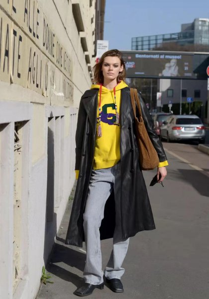 卫衣外面搭配什么外套好看