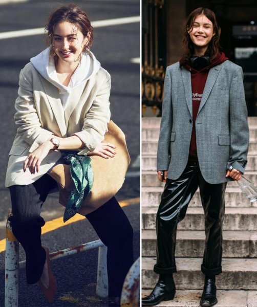 卫衣外面搭配什么外套好看