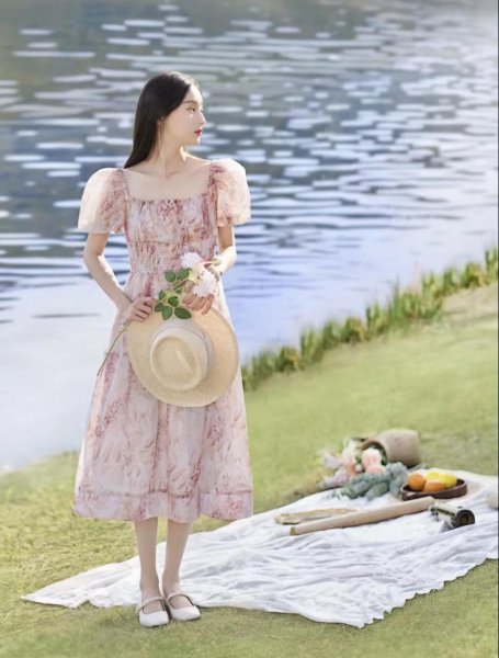 碎花长裙搭配什么鞋子好看