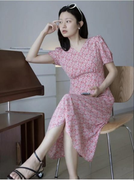 碎花长裙搭配什么鞋子好看