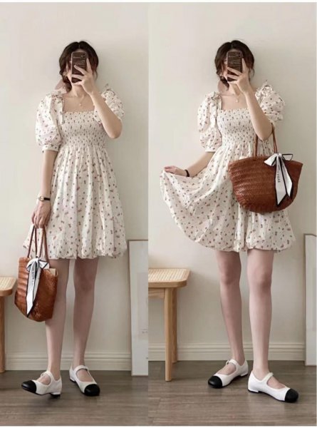 碎花长裙搭配什么鞋子好看