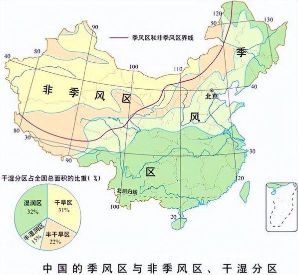 中国季风气候特征显著表现在哪里