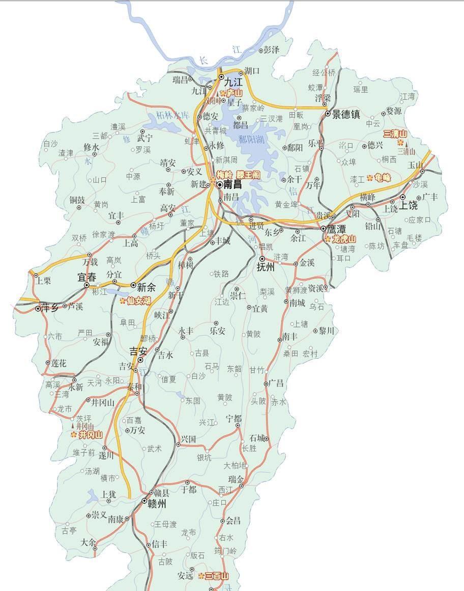 江西在中国地图上什么位置