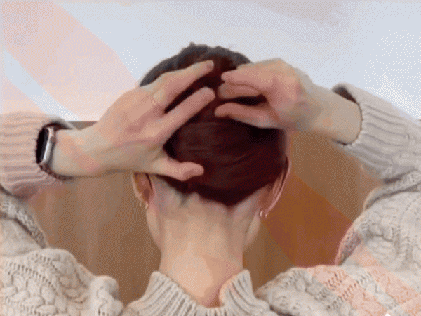 50岁女人盘头的简单手法