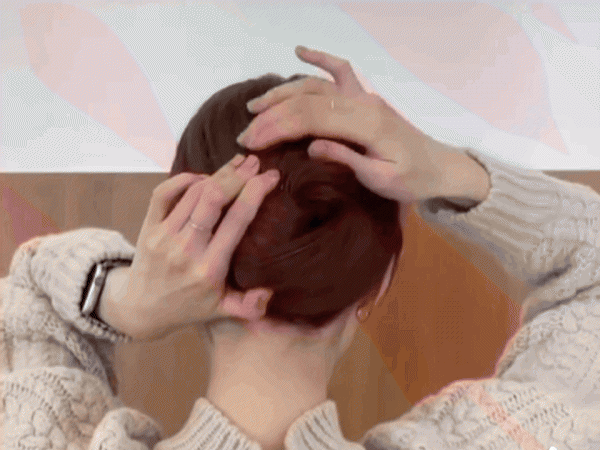 50岁女人盘头的简单手法