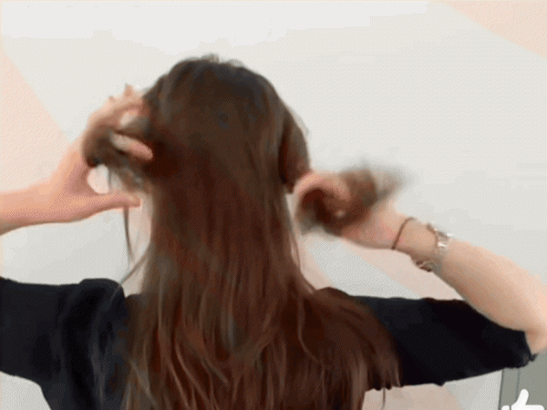 50岁女人盘头的简单手法