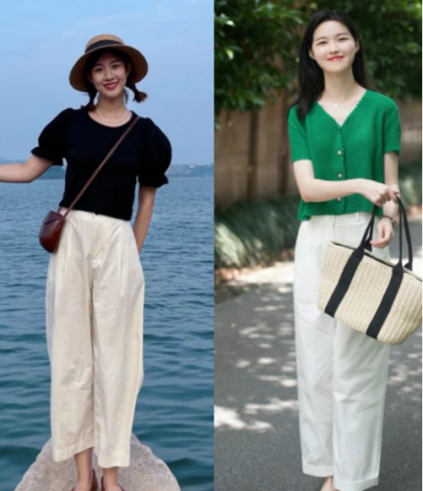 白色裤子怎么搭配鞋子