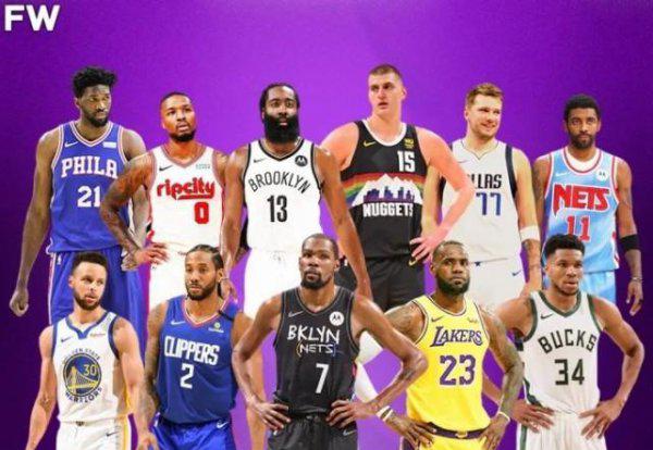 现役nba巨星排名前十