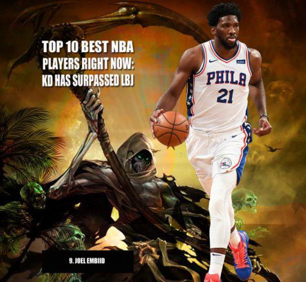 现役nba巨星排名前十