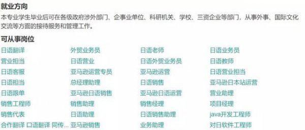 日语专业就业方向及前景分析