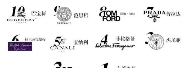 国际男装十大名牌排行榜