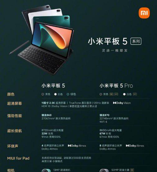 小米平板5和5pro哪个性价比高