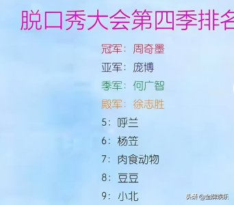 脱口秀大会第四季冠军周奇墨 周奇墨夺得冠军却难以服众