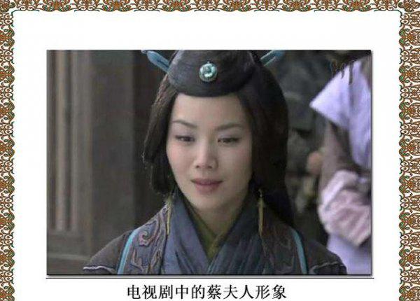 蔡夫人是谁的老婆