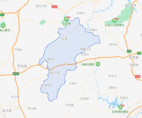 英山县属于湖北省哪个市哪个地区