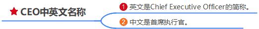 ceo的中文意思是什么