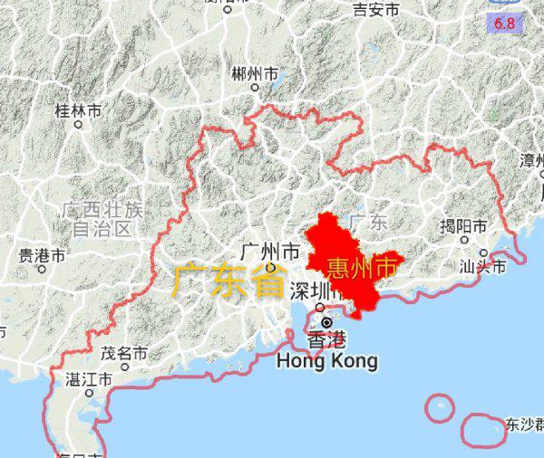 惠州市有几个区几个县