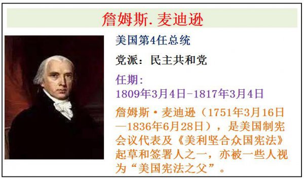 美国历届总统一览表