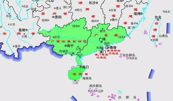 华南地区是指哪里