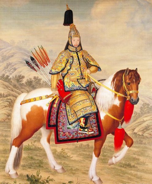 清代宫廷画师郎世宁的作品