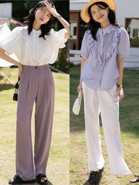 衬衫的穿法多种造型女