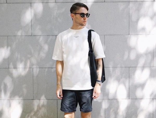 男胖子穿什么t恤好看