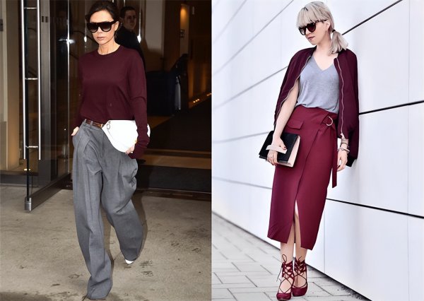 酒红色搭配什么颜色效果最佳