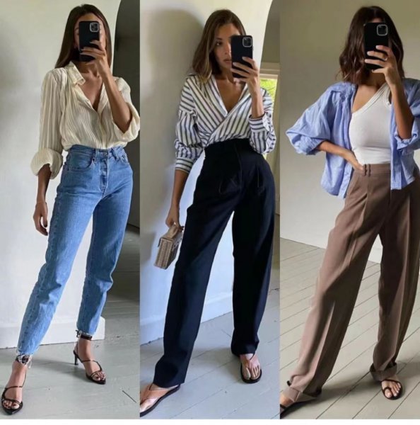 女衬衫搭配什么裤子好看