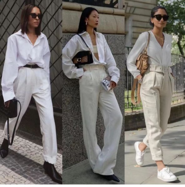 女衬衫搭配什么裤子好看