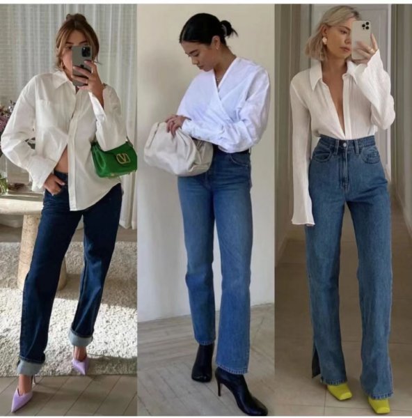 女衬衫搭配什么裤子好看