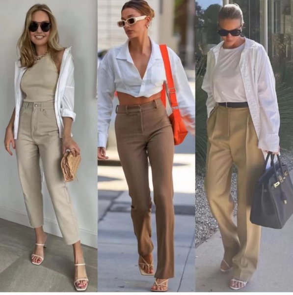 女衬衫搭配什么裤子好看
