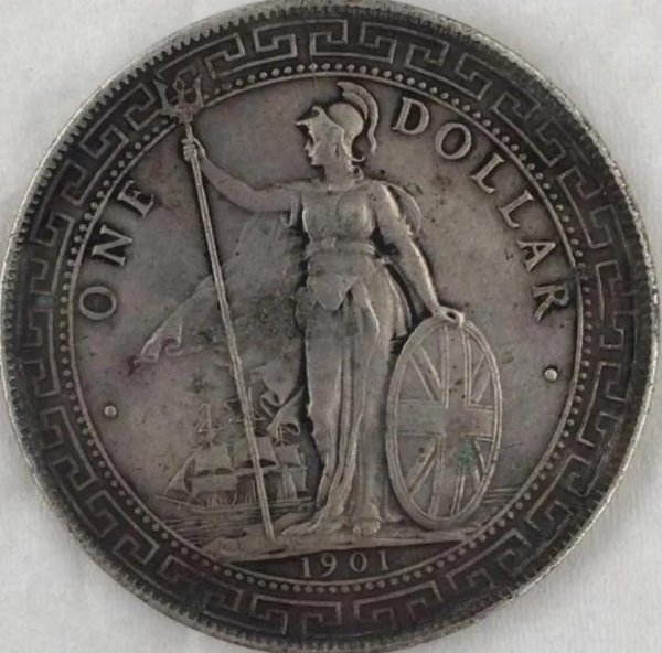 英国贸易银元现在市场价格