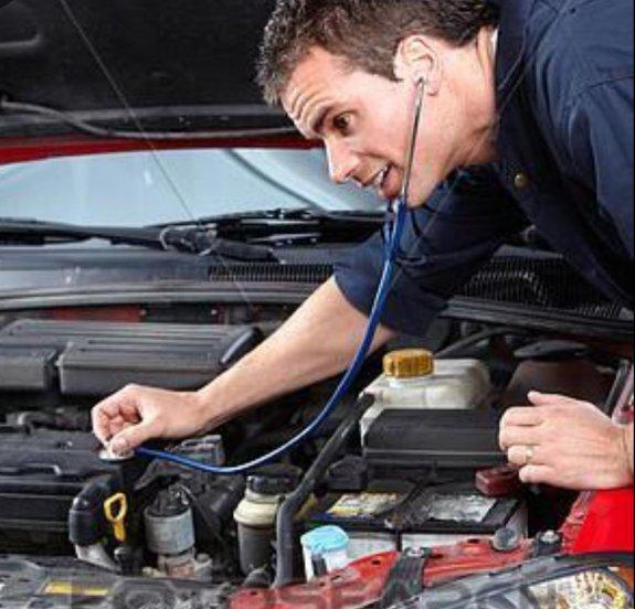 发动机哒哒哒响修好了