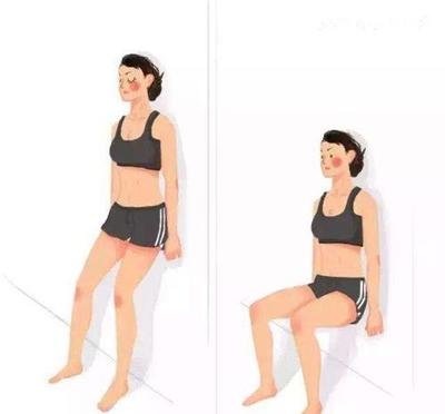 背靠墙半蹲有什么效果影响