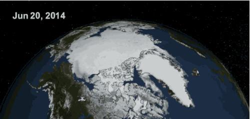 北冰洋在地球的最哪边