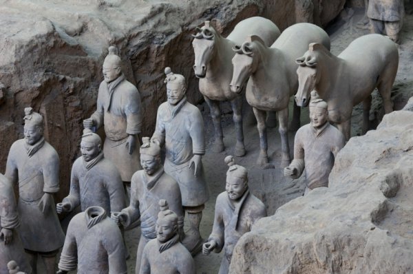 兵马俑的历史变化